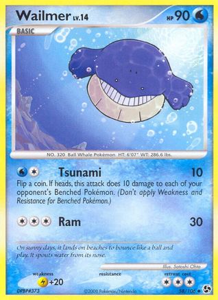 Wailmer (58/106) [Great Encounters] Normal - Uncommon