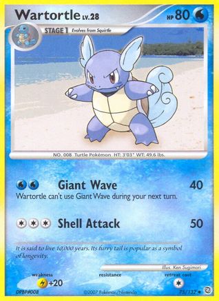 Wartortle (75/132) [Secret Wonders] Normal - Uncommon