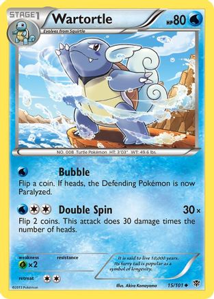 Wartortle (015/101) [Plasma Blast] Normal - Uncommon