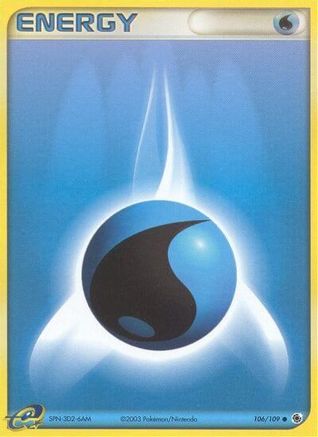 Water Energy (106/109) [Ruby and Sapphire] Normal - Common