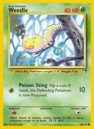 Weedle (99/110) [Legendary Collection] Reverse Holofoil - Common