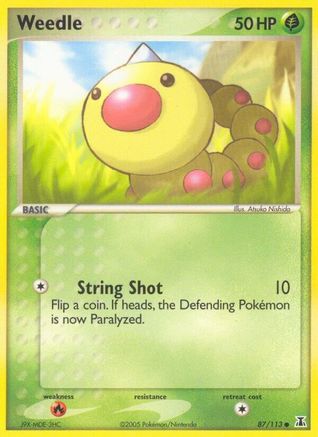 Weedle (087/113) [Delta Species] Normal - Common