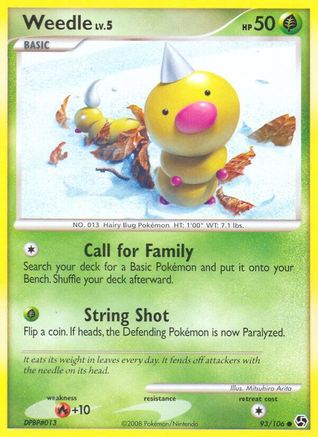 Weedle (093/106) [Great Encounters] Normal - Common