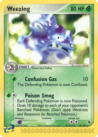 Weezing (024/109) [Ruby and Sapphire] Normal - Rare