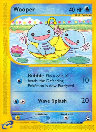 Wooper (117/147) [Aquapolis] Normal - Common