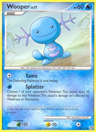 Wooper (118/132) [Secret Wonders] Normal - Common