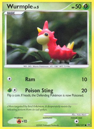 Wurmple (103/127) [Platinum] Normal - Common