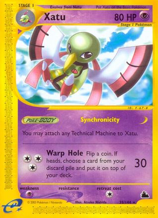 Xatu (35/144) [Skyridge] Reverse Holofoil - Rare