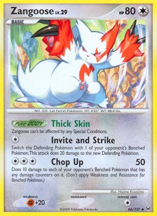 Zangoose (66/127) [Platinum] Normal - Uncommon