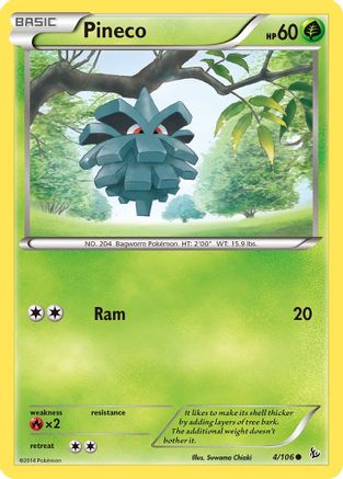 Pineco (004/106) [XY  Flashfire] Normal - Common