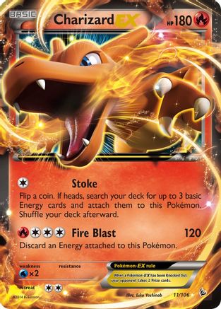 Charizard EX (011/106) [XY  Flashfire] Holofoil - Ultra Rare