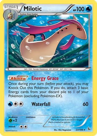 Milotic (023/106) [XY  Flashfire] Holofoil - Holo Rare