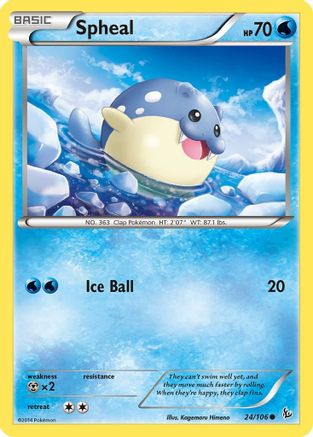 Spheal (024/106) [XY  Flashfire] Normal - Common