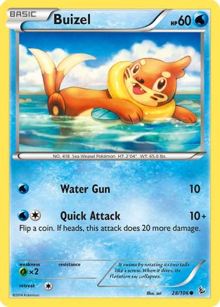 Buizel (028/106) [XY  Flashfire] Normal - Common