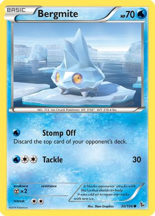 Bergmite (030/106) [XY  Flashfire] Normal - Common