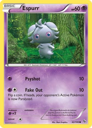 Espurr (042/106) [XY  Flashfire] Normal - Common
