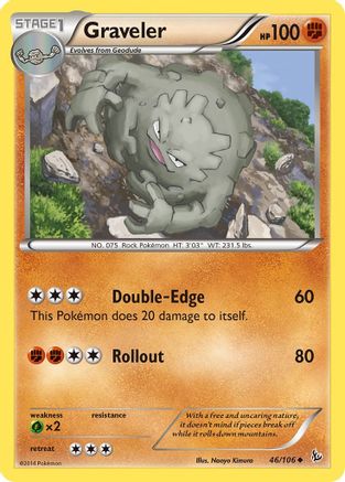 Graveler (046/106) [XY  Flashfire] Normal - Uncommon