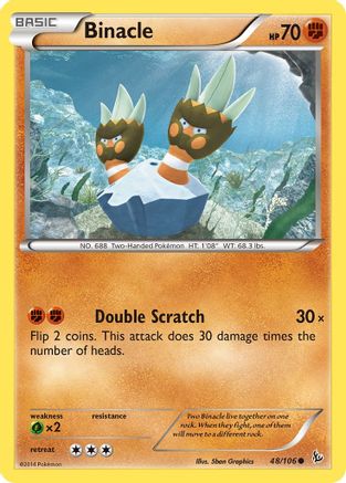 Binacle (048/106) [XY  Flashfire] Normal - Common