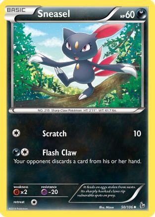 Sneasel (050/106) [XY  Flashfire] Normal - Uncommon