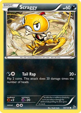 Scraggy (058/106) [XY  Flashfire] Normal - Common