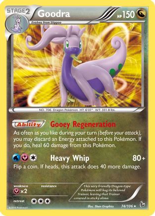 Goodra (074/106) [XY  Flashfire] Reverse Holofoil - Holo Rare