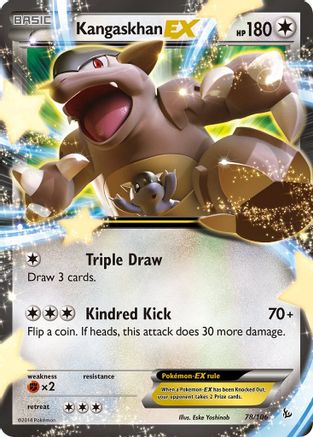 Kangaskhan EX (078/106) [XY  Flashfire] Holofoil - Ultra Rare