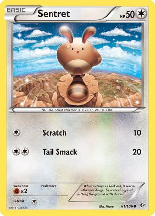 Sentret (081/106) [XY  Flashfire] Normal - Common