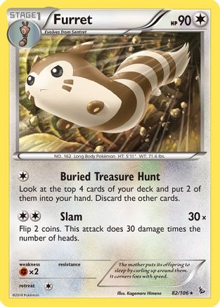 Furret (082/106) [XY  Flashfire] Normal - Rare