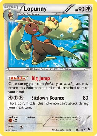 Lopunny (085/106) [XY  Flashfire] Normal - Rare