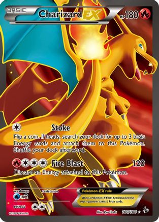Charizard EX (100 Full Art) (100 Full Art) 100/106  - Holofoil XY  Flashfire - Ultra Rare