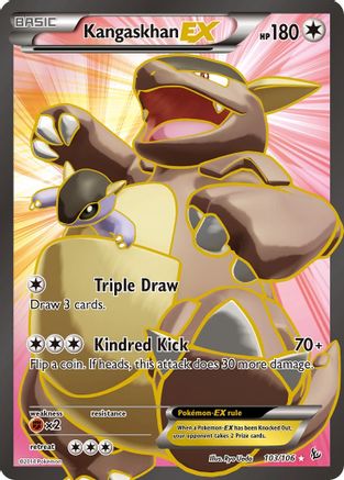 Kangaskhan EX (103 Full Art) (103/106) [XY  Flashfire] Holofoil - Ultra Rare