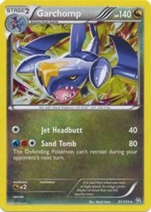 Garchomp (Cracked Ice Holo) (91/124) [Deck Exclusives] Holofoil - Holo Rare