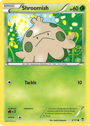 Shroomish (006/111) [XY  Furious Fists] Normal - Common