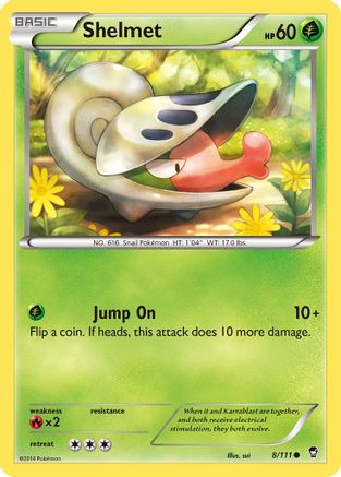 Shelmet (008/111) [XY  Furious Fists] Normal - Common