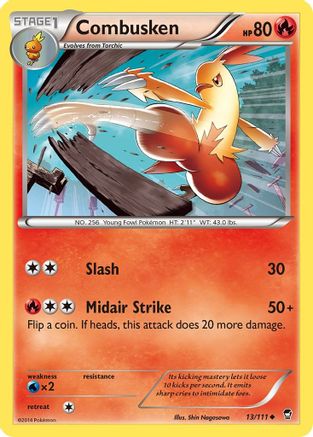 Combusken (013/111) [XY  Furious Fists] Normal - Uncommon