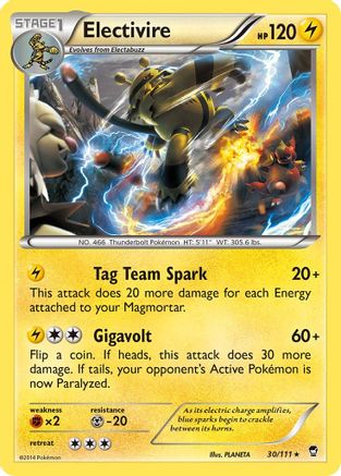 Electivire (030/111) [XY  Furious Fists] Normal - Rare