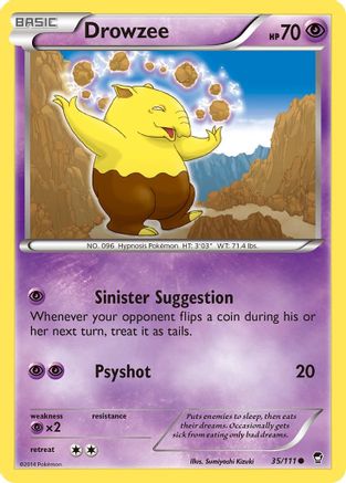 Drowzee (035/111) [XY  Furious Fists] Normal - Common
