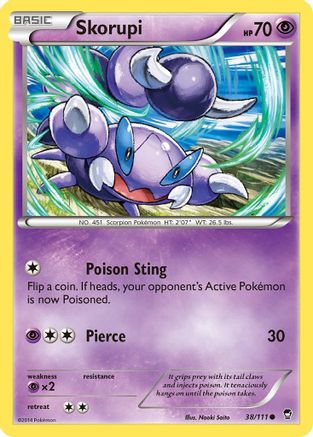 Skorupi (038/111) [XY  Furious Fists] Normal - Common