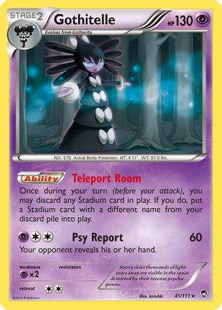 Gothitelle (041/111) [XY  Furious Fists] Normal - Rare