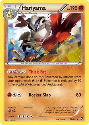 Hariyama (052/111) [XY  Furious Fists] Normal - Rare