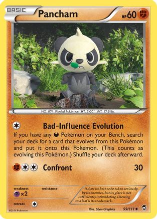 Pancham (59) (59) 059/111  XY  Furious Fists - Uncommon