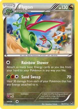 Flygon (076/111) [XY  Furious Fists] Normal - Rare