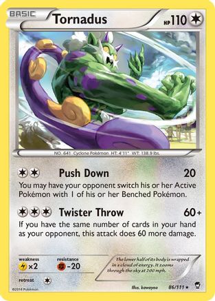 Tornadus (086/111) [XY  Furious Fists] Normal - Rare