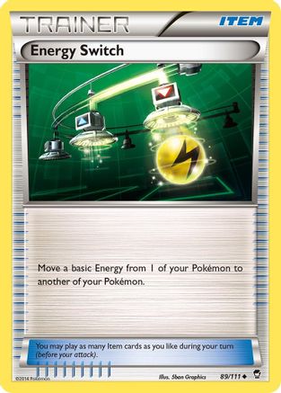 Energy Switch (089/111) [XY  Furious Fists] Normal - Uncommon