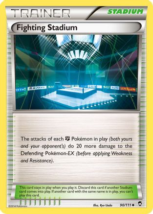 Fighting Stadium (090/111) [XY  Furious Fists] Normal - Uncommon