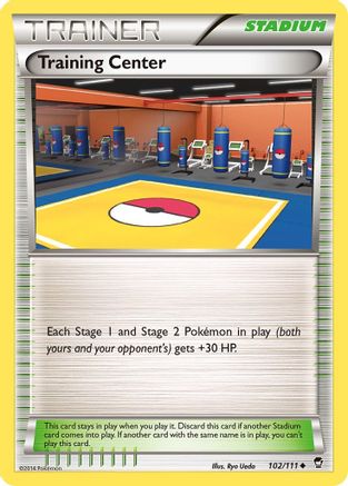 Training Center (102/111) [XY  Furious Fists] Normal - Uncommon
