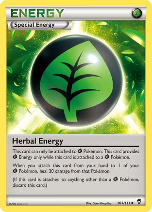 Herbal Energy (103/111) [XY  Furious Fists] Normal - Uncommon