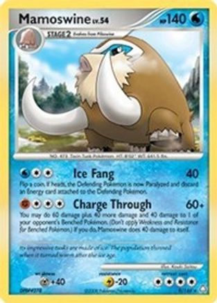 Mamoswine - 9/146 (DP Legends Awakened)/146  Deck Exclusives - Rare