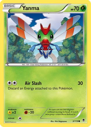 Yanma (3/119) [XY  Phantom Forces] Normal - Common
