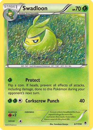 Swadloon (006/119) [XY  Phantom Forces] Normal - Uncommon